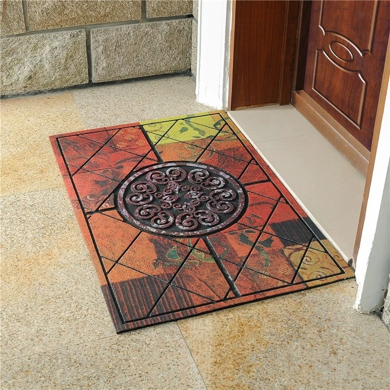 欧式橡胶创意门垫门厅防水门口进门脚垫玄关入户地垫防滑垫,居家布艺,家用脚垫,淘宝优惠券,粉丝福利购,淘宝优惠卷