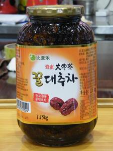 比亚乐蜂蜜大枣茶1150g韩国原装进口大枣茶冲饮全国包邮