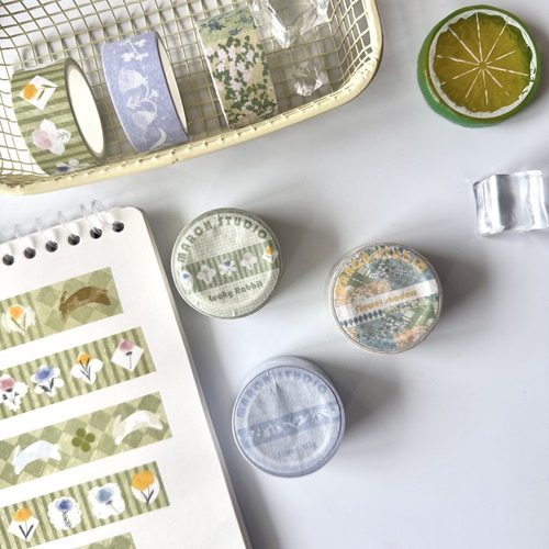 「3.27新品」【春日系列】七周年特辑丨三月原创手帐胶带植物花卉