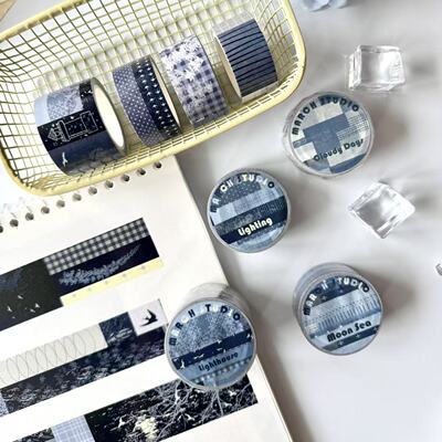 三月原创拼布手帐胶带文艺浪漫