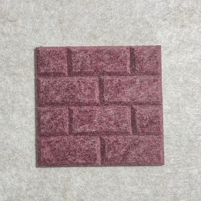 砖块照片墙造型毛毡板