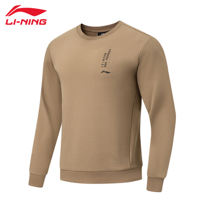 李宁2025新款冬季加绒圆领卫衣