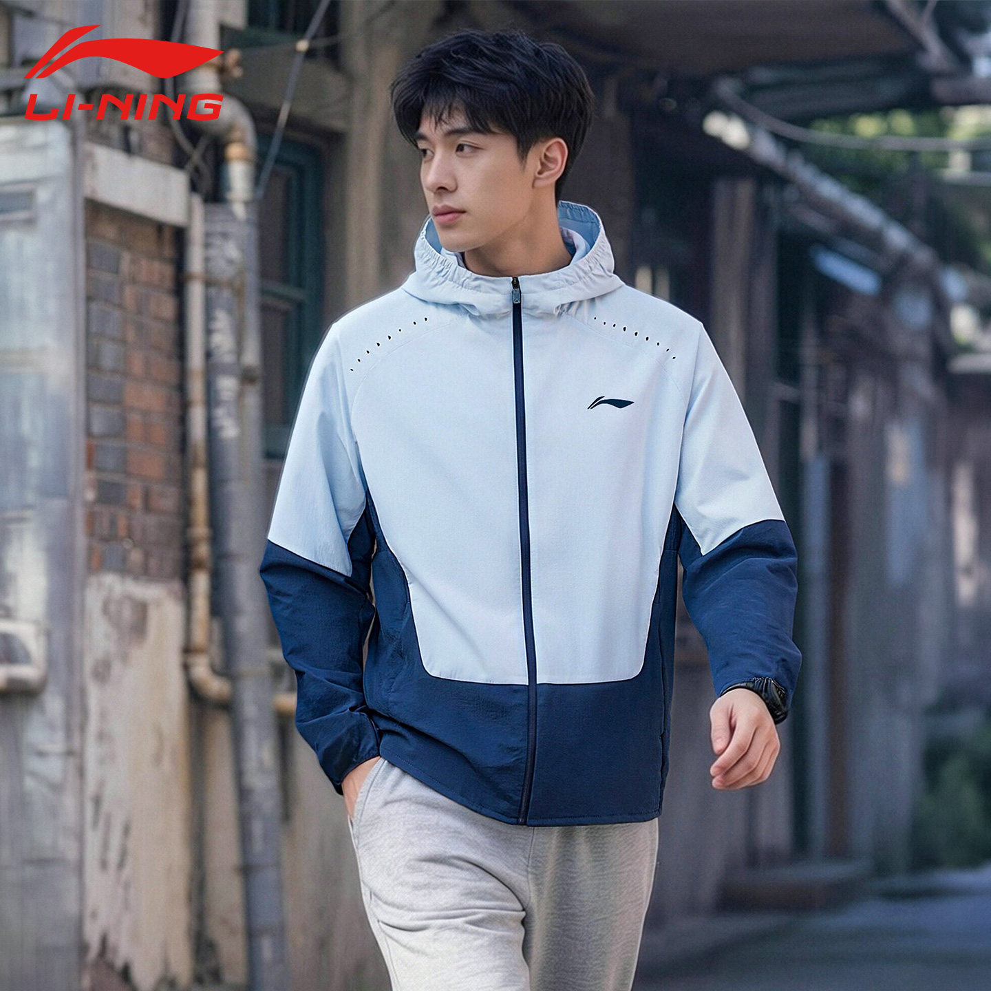 李宁外套男款防晒衣夏季轻薄防风图片