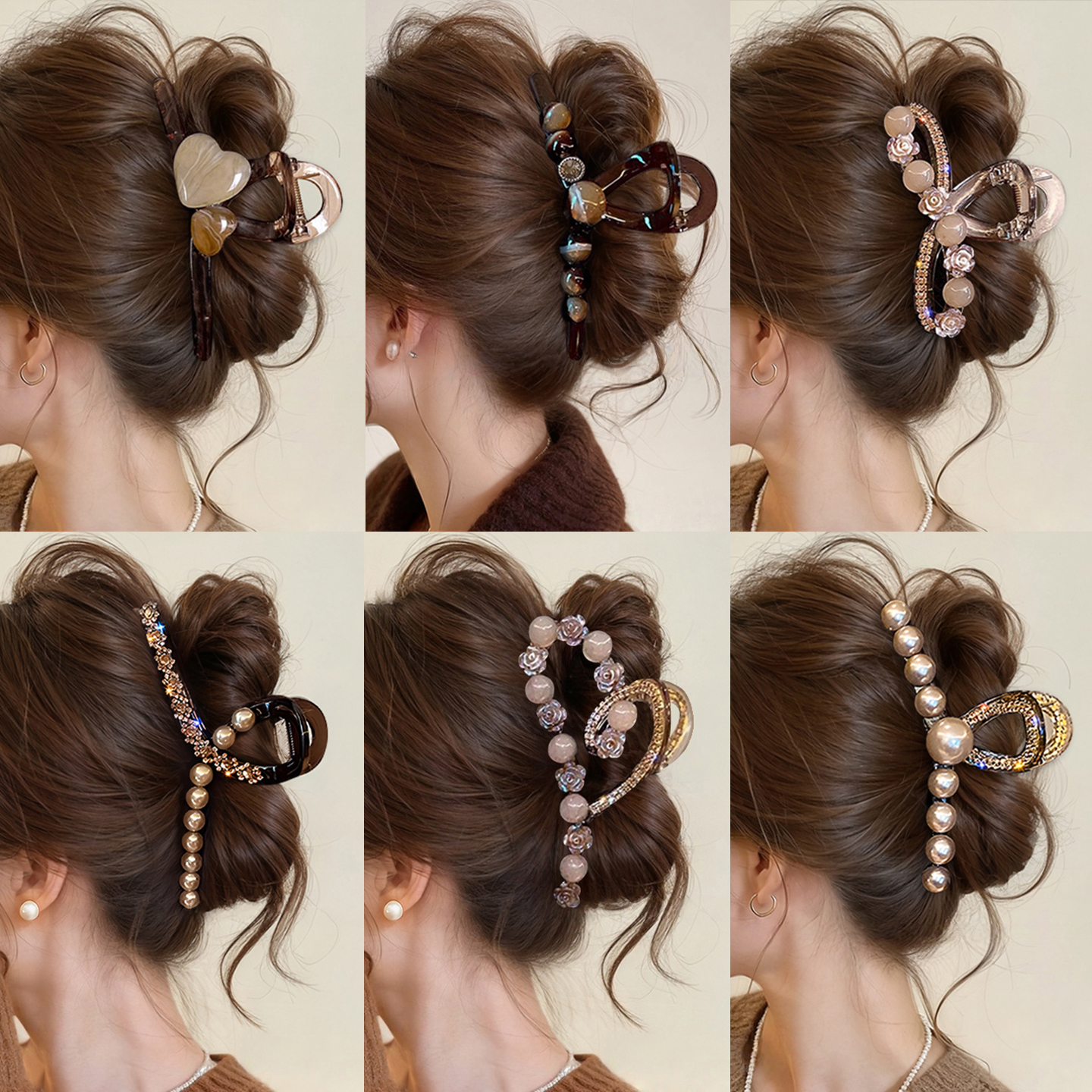 发量多头发抓夹女2025新款