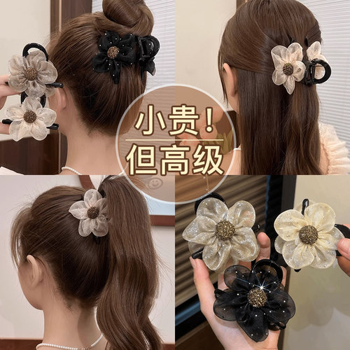 2025新款太阳花抓夹女发夹