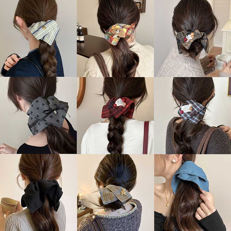 方巾大肠发圈女2025新款