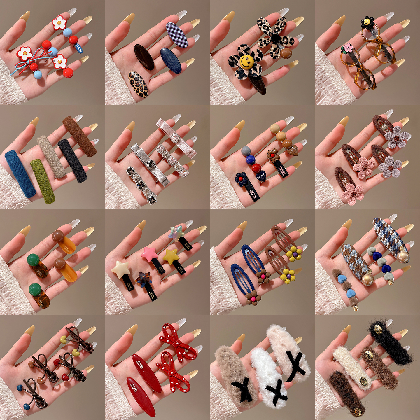 高级感精致发夹女2025新款