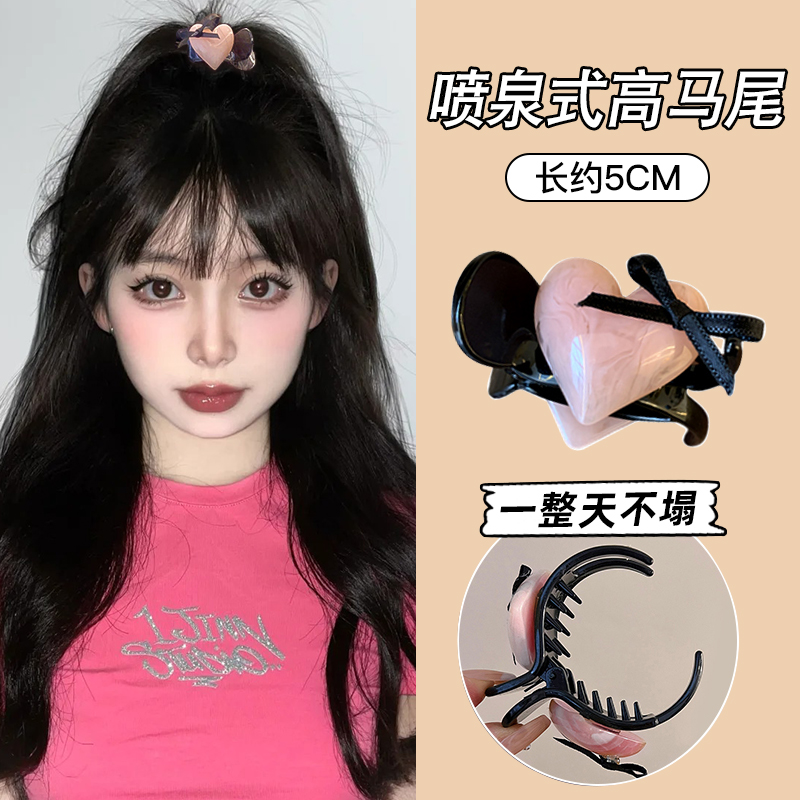 高马尾神器固定抓夹2024新款
