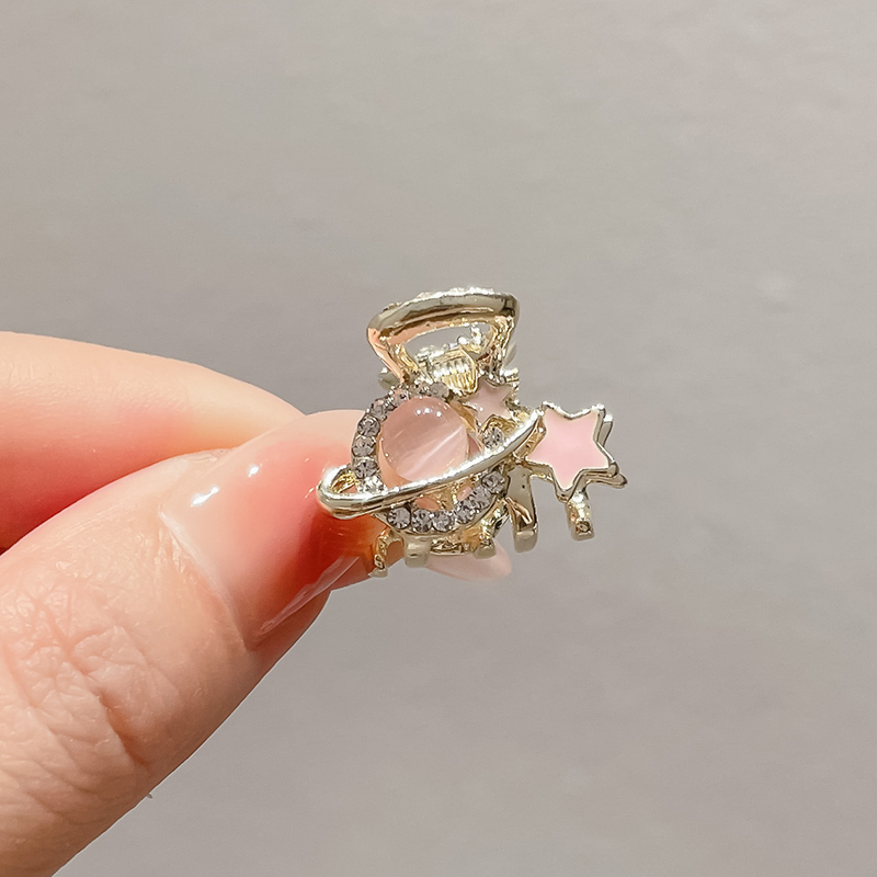 精致发夹女顶夹小号刘海侧边星球