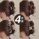 高级感抓夹大号发夹女2025新款 高端发卡后脑勺鲨鱼夹头发夹子头饰