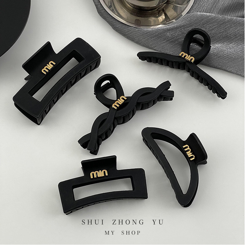 发夹女后脑勺抓夹鲨鱼夹子头饰