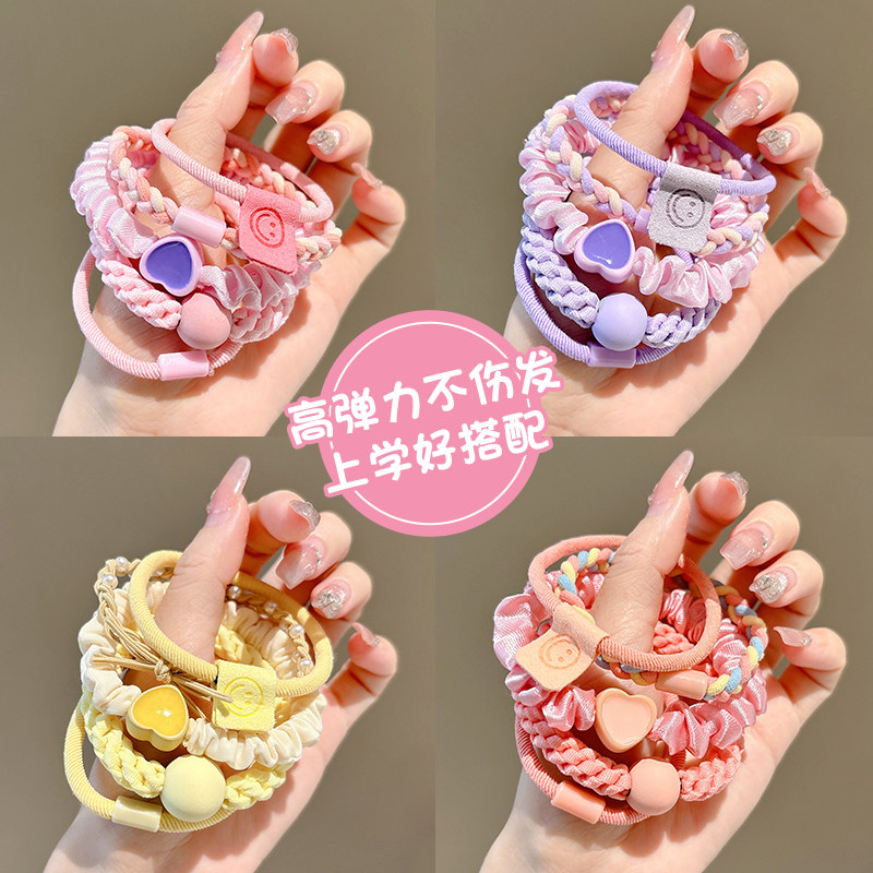 女儿童高弹力不伤发发绳女童彩色扎头马尾皮筋发圈小女孩头绳头饰,饰品/流行首饰/时尚饰品新,发饰,淘宝优惠券,粉丝福利购,淘宝优惠卷