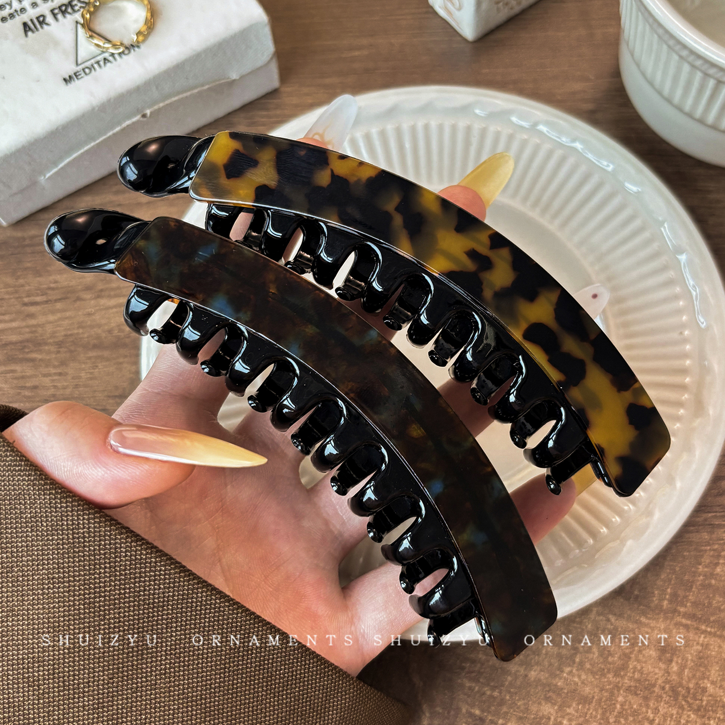 高马尾香蕉夹大号发夹