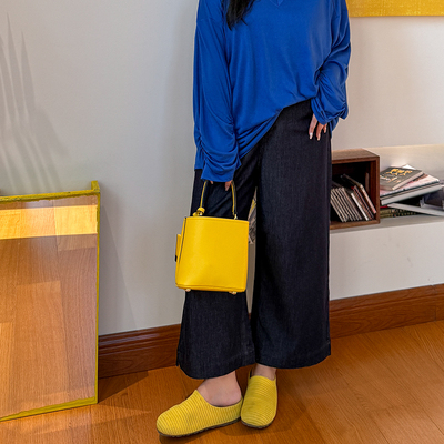 木子理想胖mm大码防褪色休闲牛仔