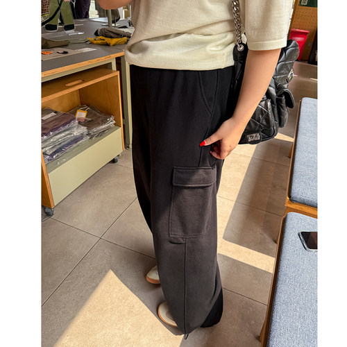 木子理想胖mm大码休闲工装卫裤