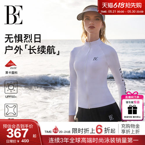 BE范德安冲浪系列防晒分体泳衣
