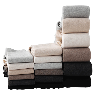 日系加长高个子条纹踩脚打底裤