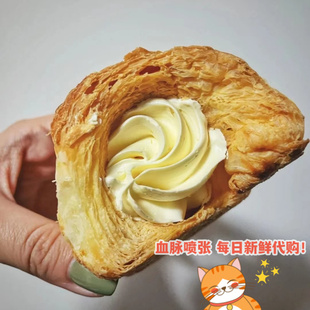 上海凯司令白脱卷筒角鲜奶油传统老式点心饼干零食糕点早餐人气