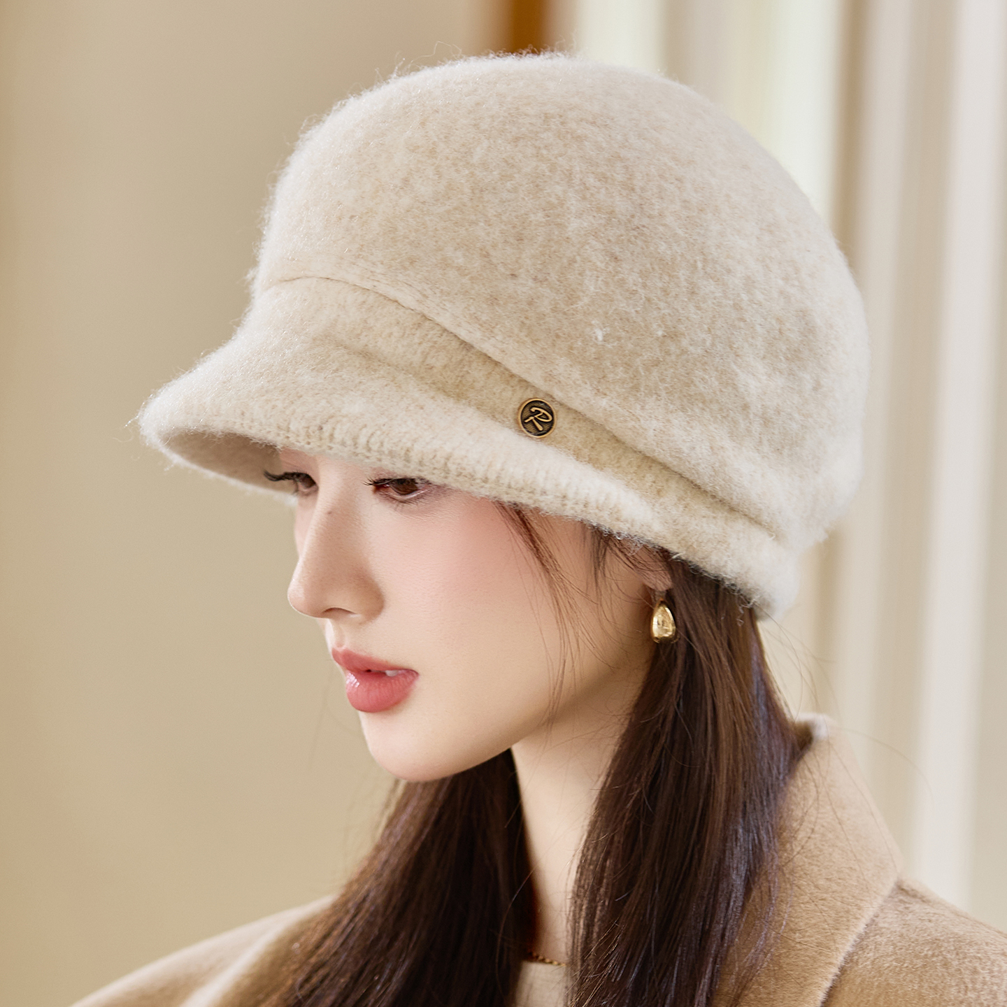 帽子女秋冬季防寒保暖加厚针织帽