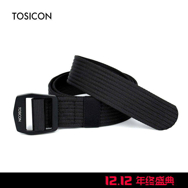 TOSICON男士尼龙帆布编织腰带