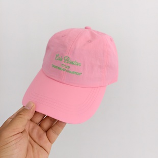 韩国进口代购 新款 字母速干薄款 防晒遮阳显脸小女棒球帽鸭舌帽 夏季