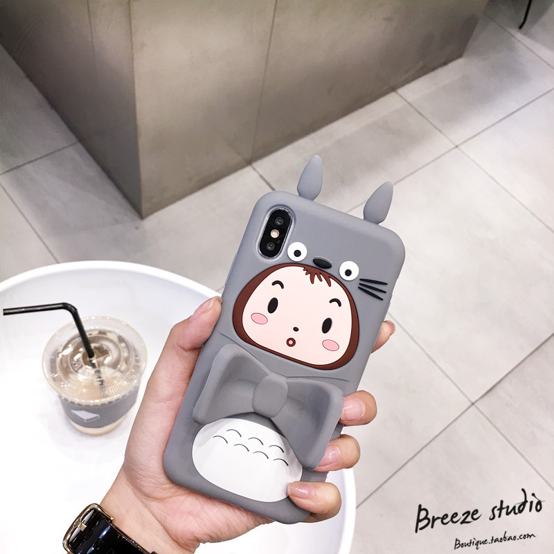 ¿É°®Á¢ÌåÁúè֧¼ÜÆ»¹ûx¹è½ºÌ×iPhone8ÊÖ»ú¿Ç7plus·ÀˤÈí¿Ç6sÅ®¿î