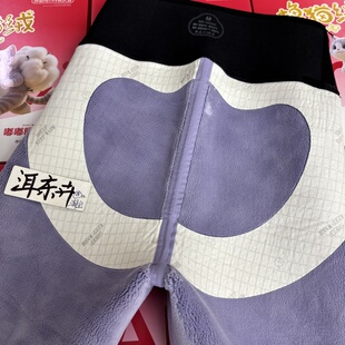 安迪6987鲨鱼裤 外穿内搭高腰收腹 600克重加厚保暖防风九分打底裤