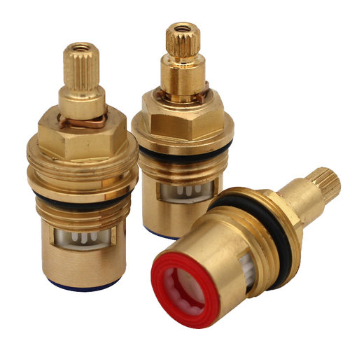 水龙头配件全铜快陶瓷双牙阀