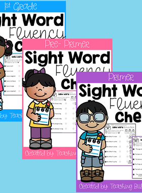 英语启蒙幼儿小学sight word高频词阅读连线涂色趣味练习作业纸