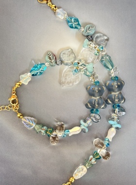 熊熊先生 串珠手链 捷克珠手链 串珠手链 动物手链 可爱童趣