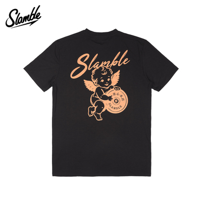SLAMBLE男子CF运动健身训练短袖T恤莱赛尔夏季新款