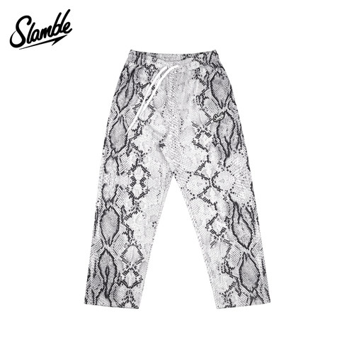 slamble宽松百搭休闲裤男女同款