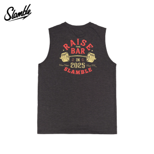 新款 SLAMBLE男子CF运动健身训练无袖 背心莱赛尔夏季