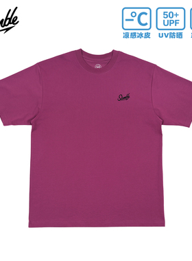 SLAMBLE索罗娜凉感防晒休闲运动训练短袖T恤速干健身跑步美式男女