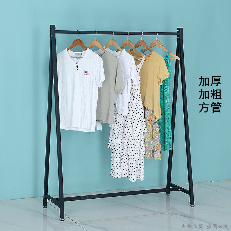 铁艺服装店展示架落地式中岛衣架男女衣服店货架家用晾衣架衣帽架