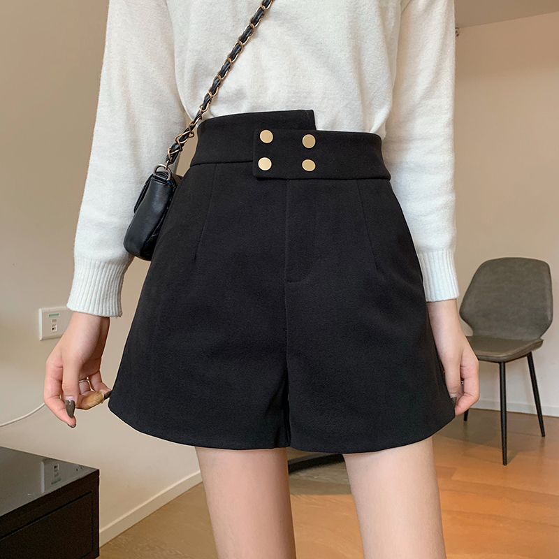 高腰休闲裤短裤西装阔腿裤