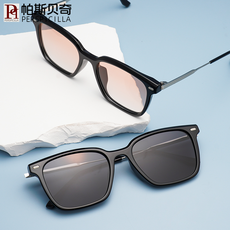 太阳镜男女近视可配有度数偏光开车墨镜高级感潮方框防晒太阳眼镜