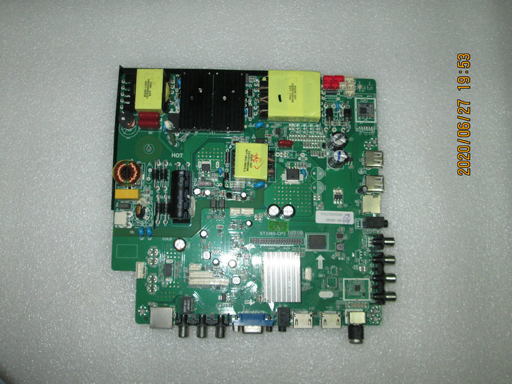 st338s-cp3 双核WiFi高清智能网络电视板 自适应恒流电压45--180V