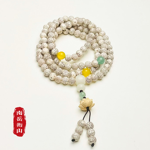 南岳衡山正品文创手串星月菩提手串文玩手串多圈108颗圆珠8mm