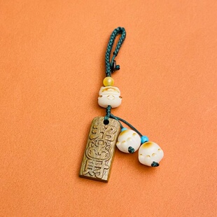 南岳衡山景区文创招米猫猫钥匙扣挂件车钥匙挂件包包挂饰