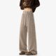 子男秋冬季 宽松直筒垂感卫裤 青少年美式 扎染灯芯绒裤 阔腿休闲长裤