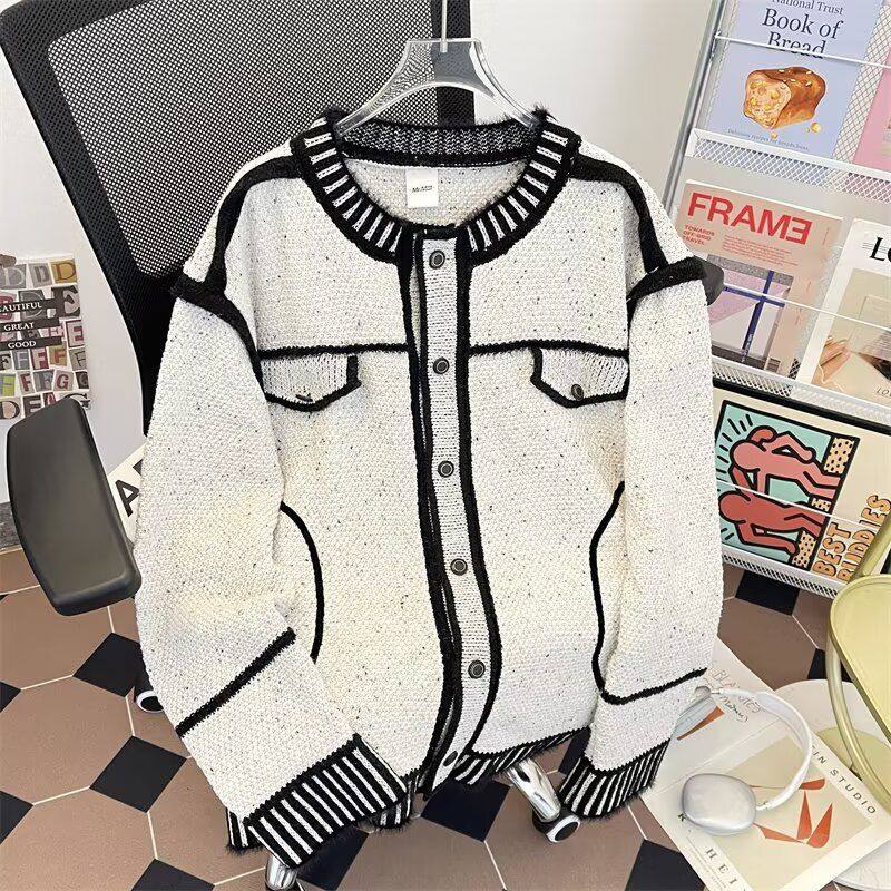 2024秋冬新款开衫毛衣美式复古休闲慵懒风V领针织衫男纯色外套,男装,针织衫/毛衣,淘宝优惠券,粉丝福利购,淘宝优惠卷