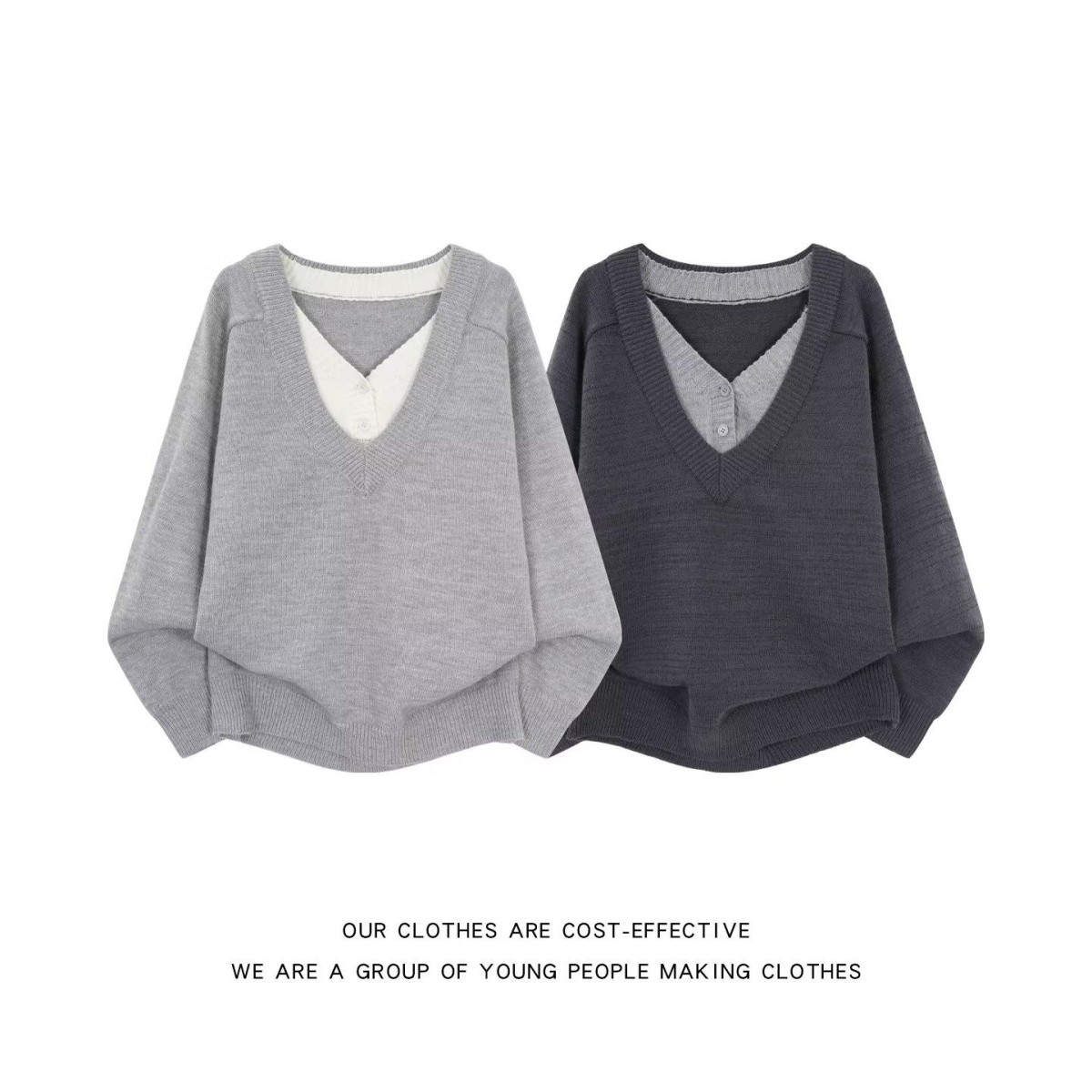 2024秋冬新款开衫毛衣美式复古休闲慵懒风V领针织衫男纯色外套,男装,针织衫/毛衣,淘宝优惠券,粉丝福利购,淘宝优惠卷