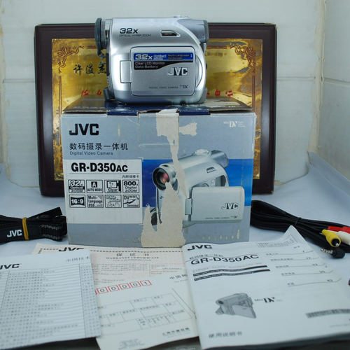 95新 JVC 杰伟世 GR-D350AC 摄像机 MiniDV 磁带卡带录像机