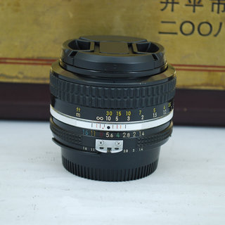 95新 尼康 50mm F1.4 AI手动单反镜头大光圈人像标头经典复古胶片