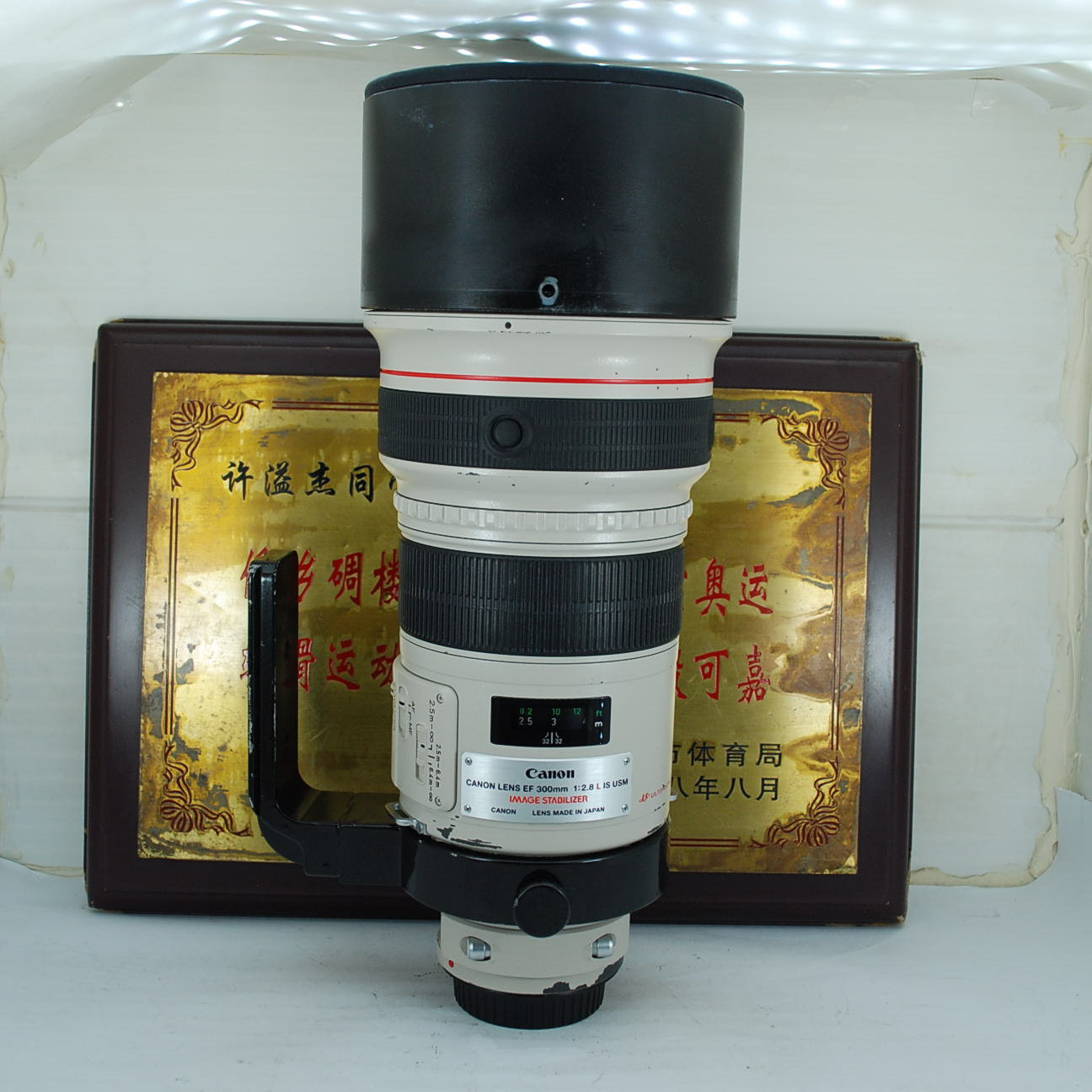 佳能 300mm F2.8L IS 炮头328 单反镜头 防抖 专业红圈 远摄定焦