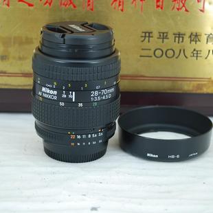 70mm F3.5 4.5D 98新 单反镜头 广角中焦挂机 尼康
