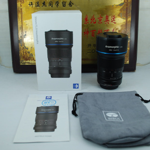 99新 M43口 思锐 50mm F1.8 1.33X 手动微单镜头 专业大光圈定焦