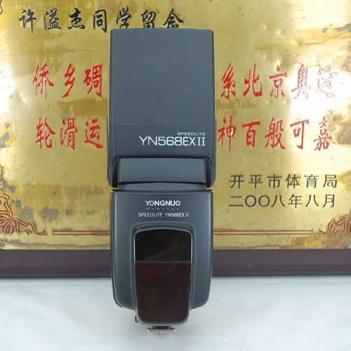 95新佳能口 永诺 YN568EX II 闪光灯 专业外置机顶补光灯佳能单反