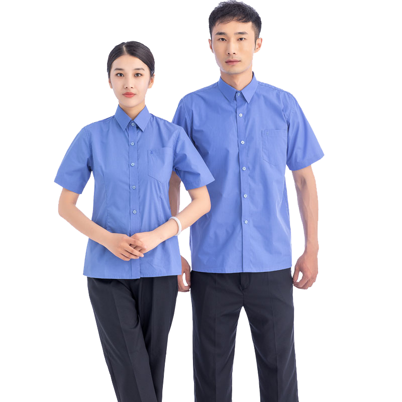 检察院工作服蓝短袖夏季新款制服夏装衬衣长袖夏裤夏裙制服套装男